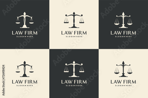 legal scales logo, collection