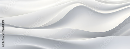 Fluid White Abstract Design.