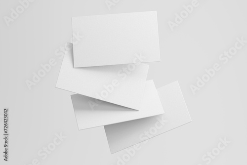 paper mockup with minimalistic background