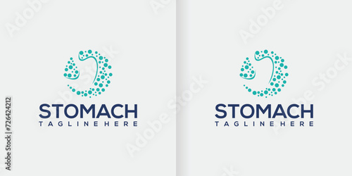 stomach icon Logo collection, stomach logo template