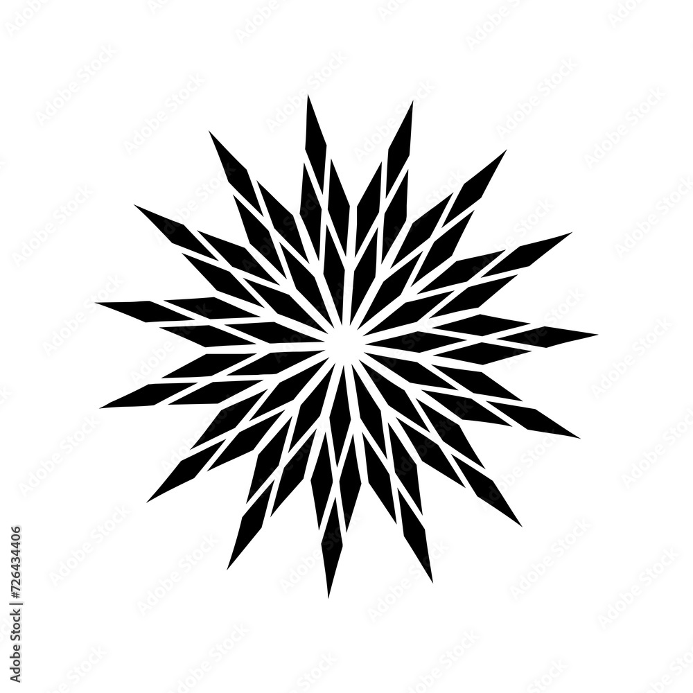 Geometric circle icon Geometric circle icon
