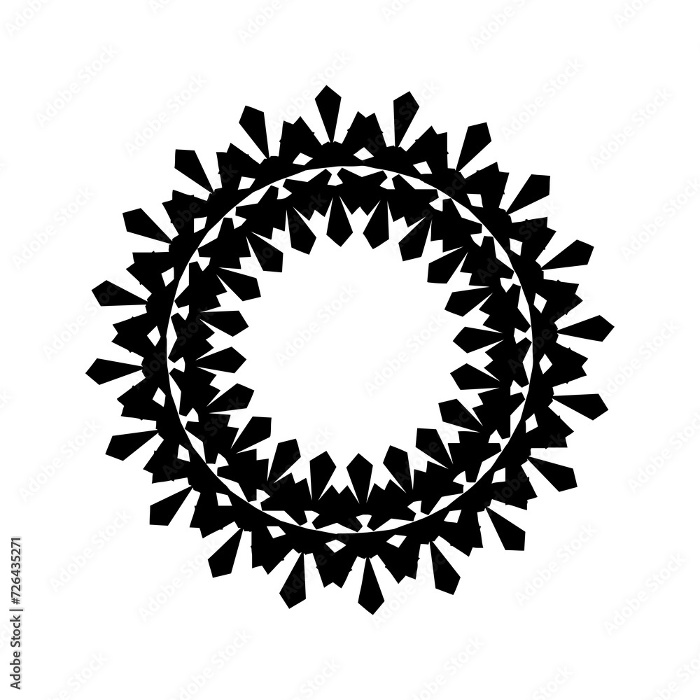 Geometric circle icon Geometric circle icon