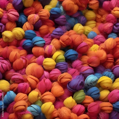 background of colorful beads