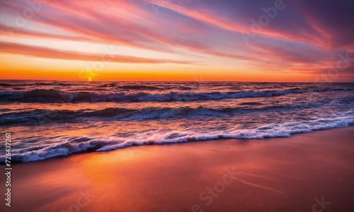 Beautiful tropical beach with white sand 