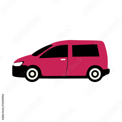 Pink Van Icon © Apoloart