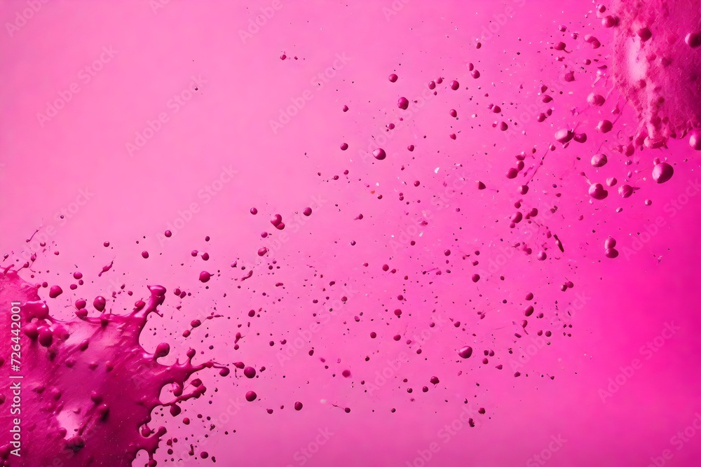pink water drops