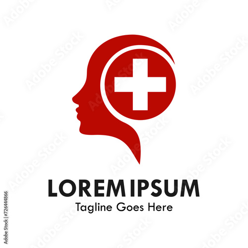 mental health design template illustration