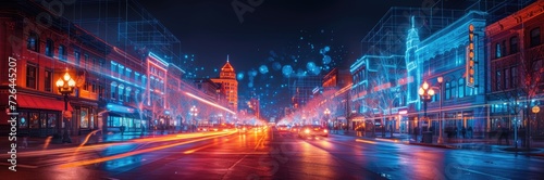 Historical district revitalized with holographic restorations photo