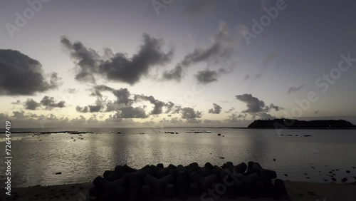 沖縄豊見城しおさい公園から見た夕景 photo