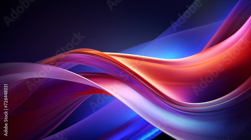 abstract 3d background, colorful waves wallpaper