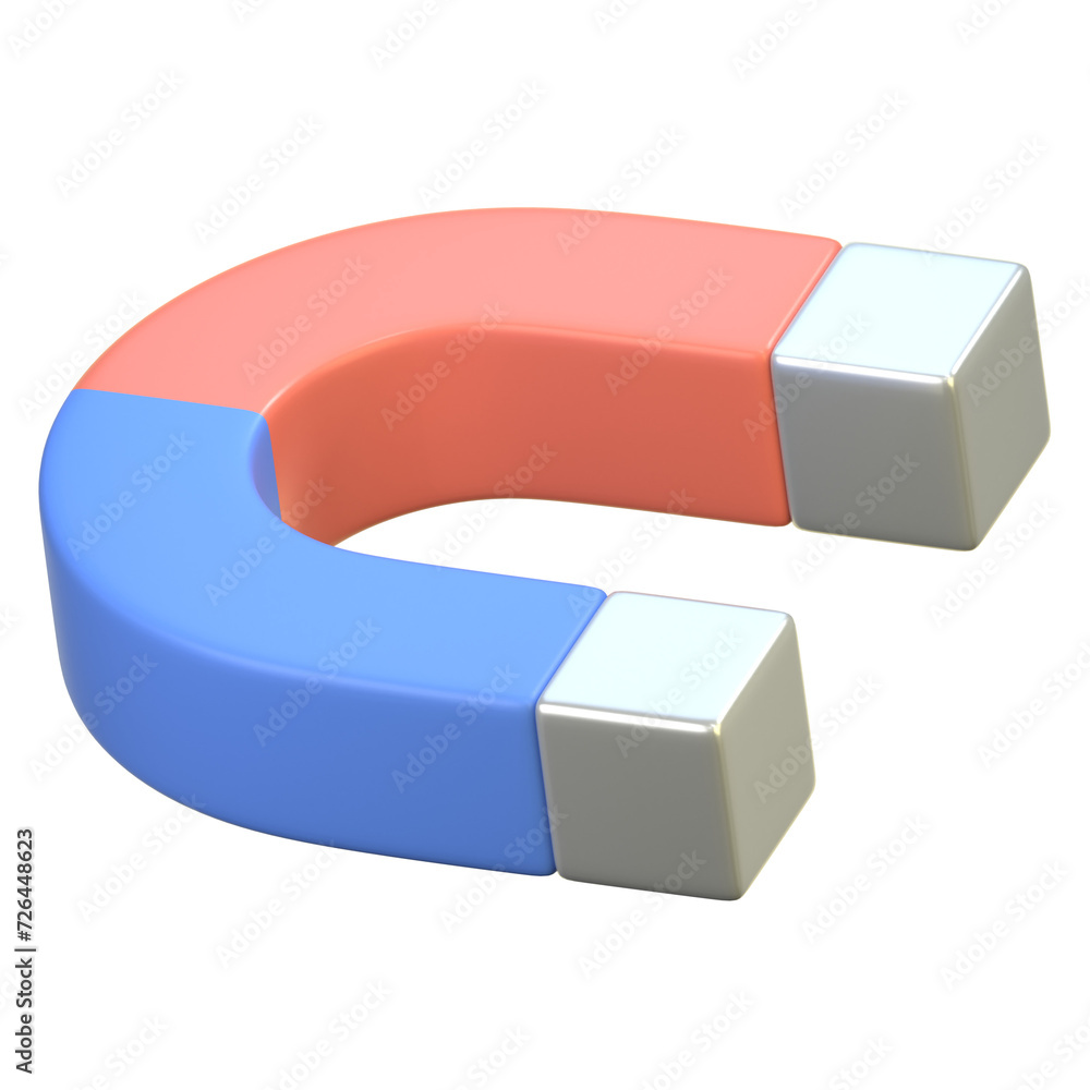 magnet 3D Illustration Icon Pack Element magnet 3D Illustration Icon Pack Element
