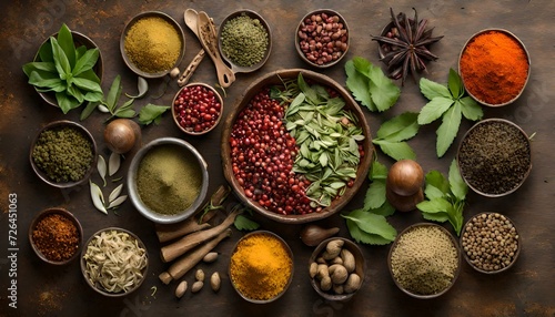 Indian Food - Herbal Essence: Culinary Harmony © sombatkhamin