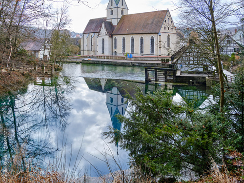 Blautopf Blaubeuren, Baden-Württemberg, Deutschland photo