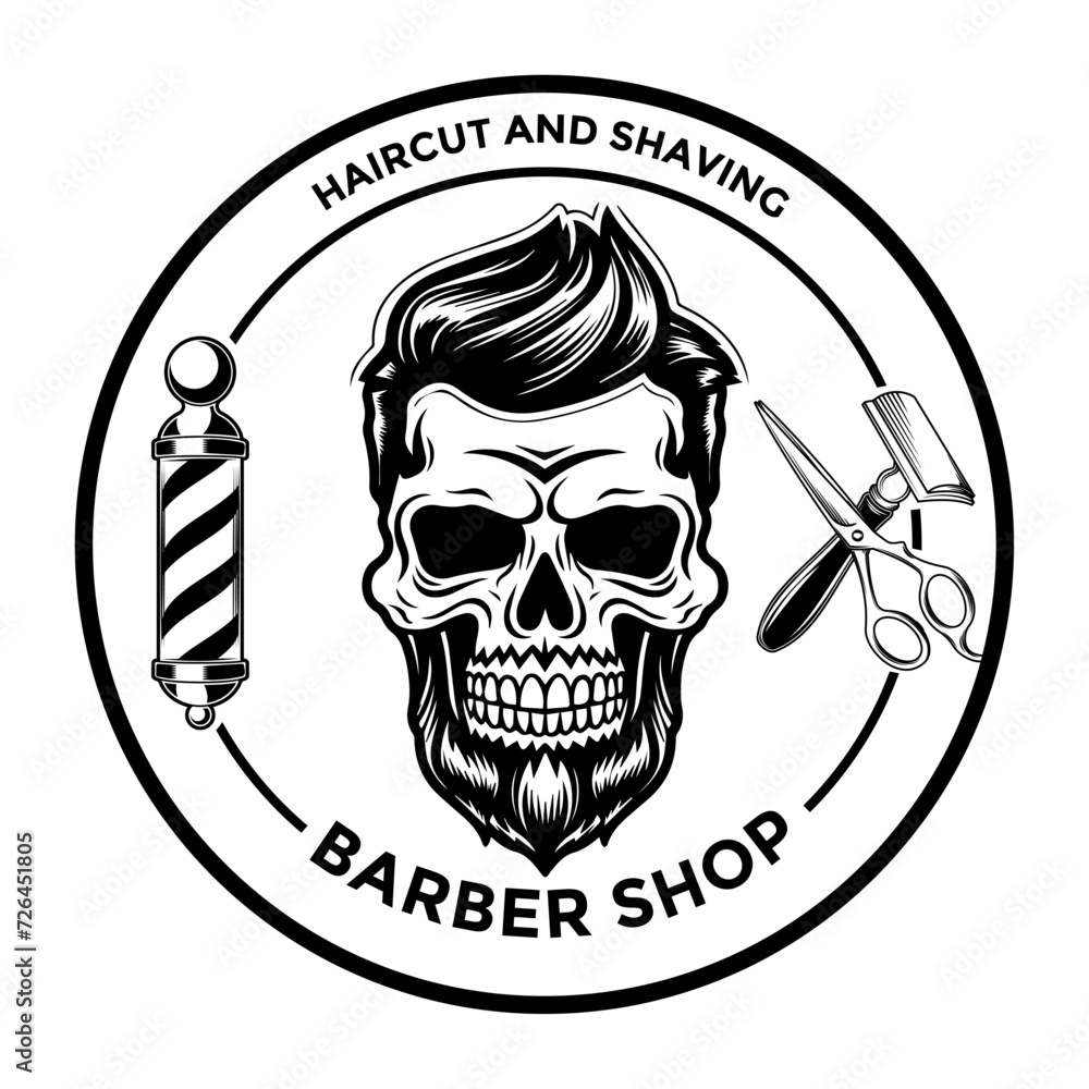 Fototapeta premium Barber logo 