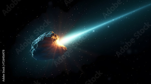 Space galaxy background  3D illustration of nebulae in the universe