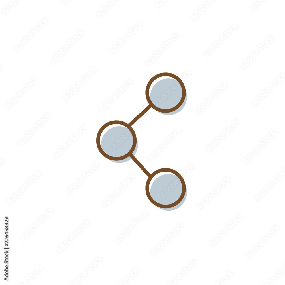 Network connection icon for ui social media, mobile app. Vector illustration. Network connection icon for ui social media, mobile app. Vector illustration.