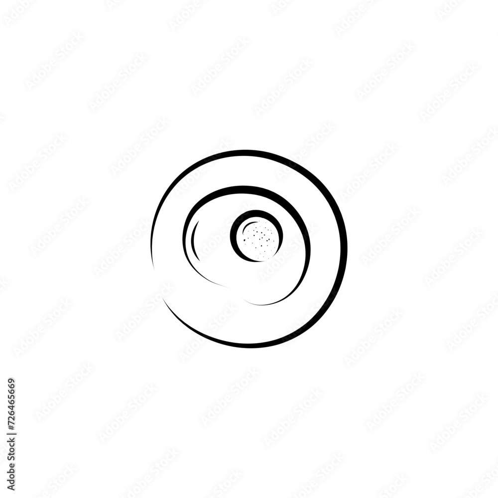 Poached egg flat vector design Poached egg flat vector design