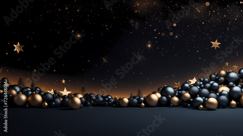 Festive decoration background  happy new year