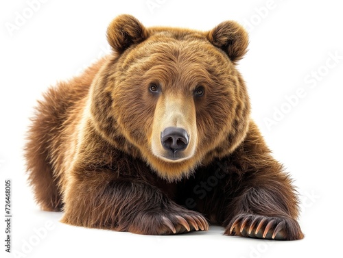 brown bear on a white background © Olexandr