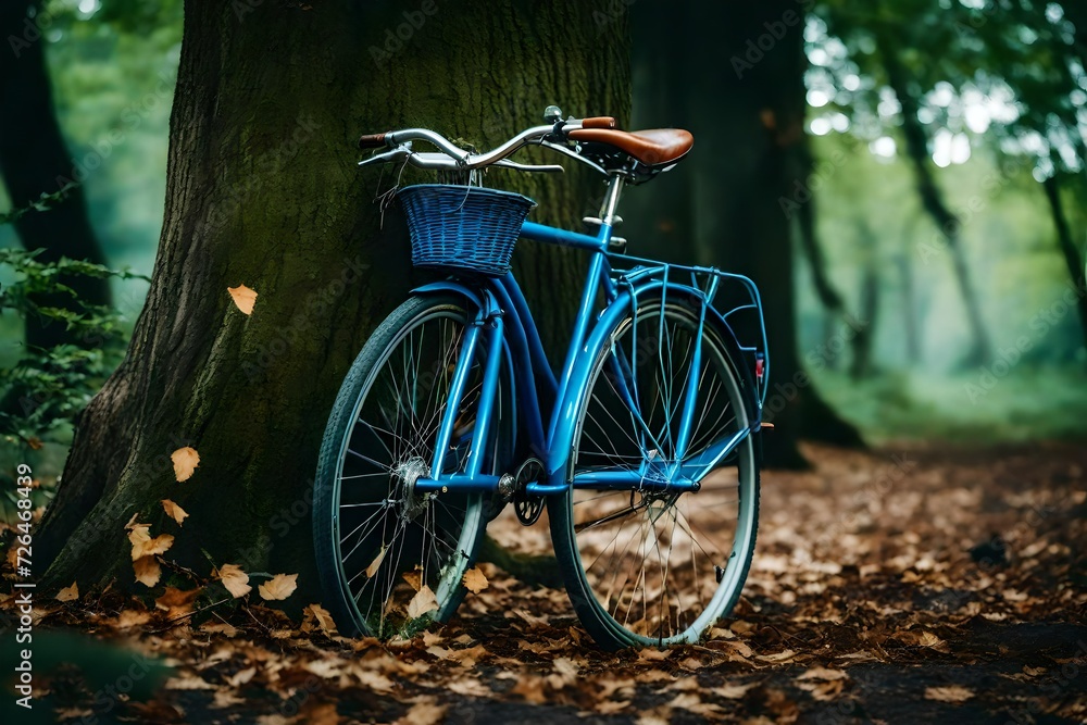 Naklejka premium bike in the park