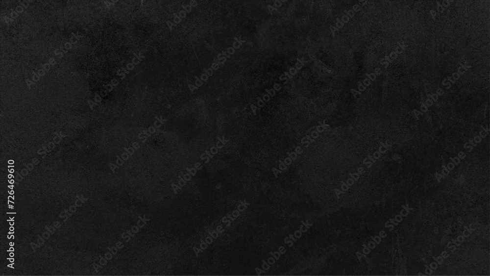Vector background grunge illustration. Textured black wall.