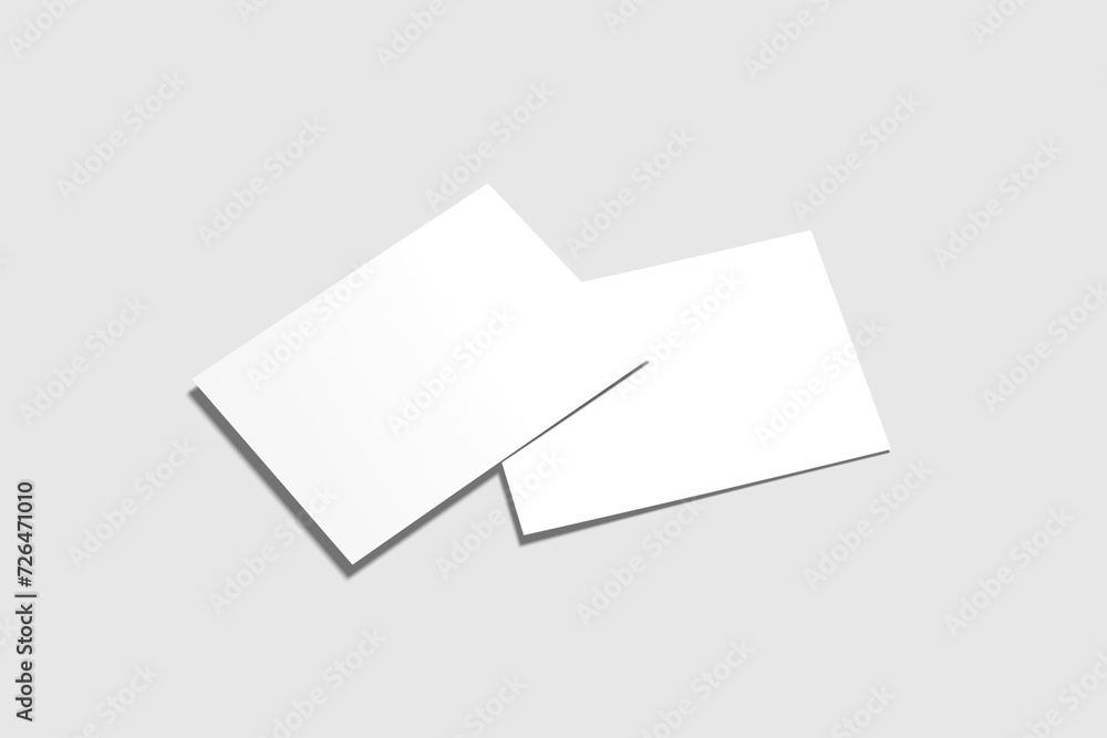 Magazine, booklet, postcard, business card or brochure mockup template Magazine, booklet, postcard, business card or brochure mockup template