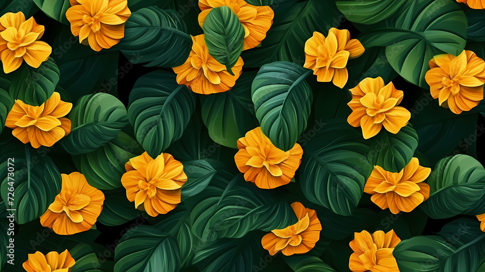 Seamless flower background, colorful flower background Seamless flower background, colorful flower background