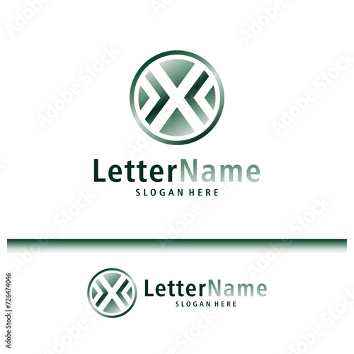 Modern letter X logo design vector. Creative X logo concepts template
