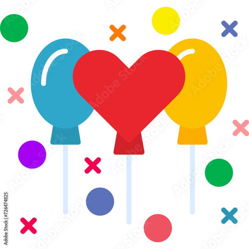 Balloons Icon