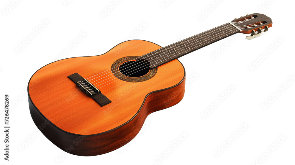 Fototapeta premium acoustic guitar isolated