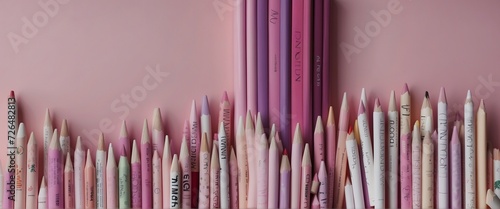 close up of colorful pencils