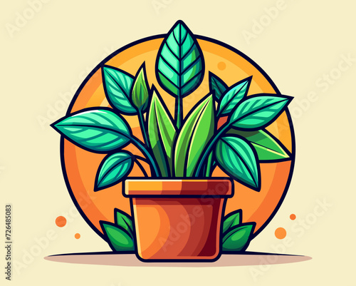 plant herb houseplant room plant vector flower seedling grass greenery perennial sprout