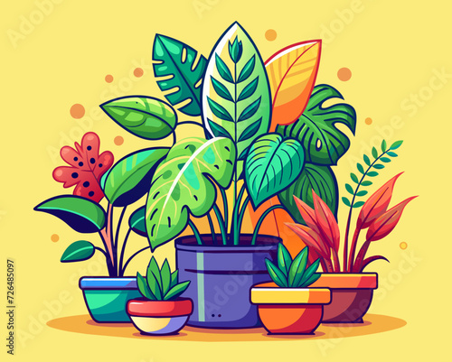 plant herb houseplant room plant vector flower seedling grass greenery perennial sprout