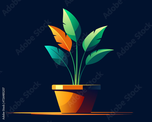 plant herb houseplant room plant vector flower seedling grass greenery perennial sprout