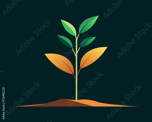 plant herb houseplant room plant vector flower seedling grass greenery perennial sprout