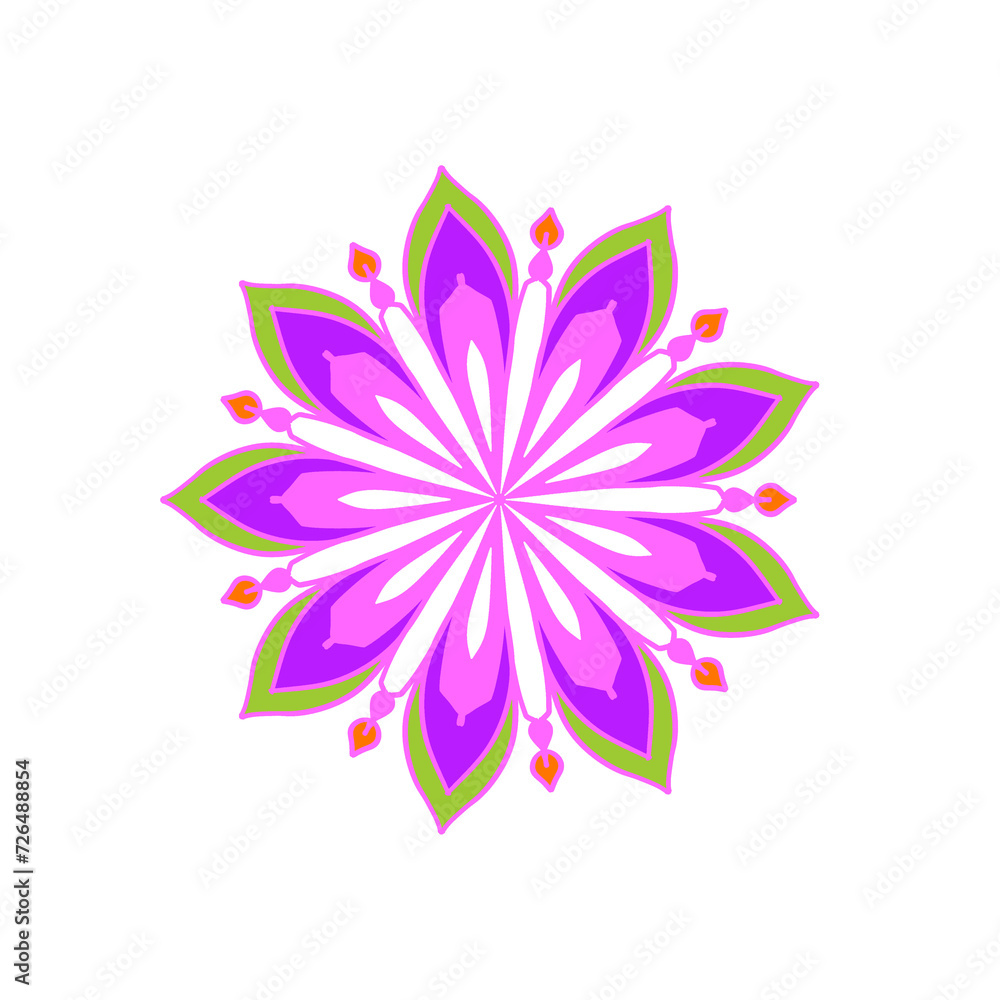 Fototapeta premium flower mandala