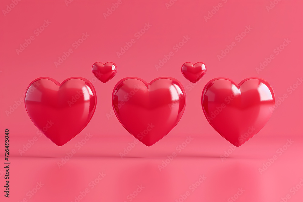 3d Heart textbox heart icon love social media notification love icon for instagram on the chat box. 