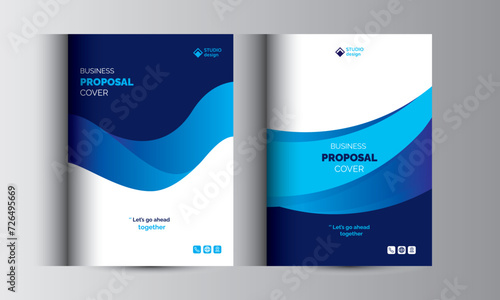 Business Proposal Catalog Cover Design Template Concepts