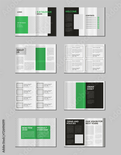 Multipurpose product catalog design, company furniture product catalogue, multipage catalog brochure, company profile and product portfolio template design with mockup
