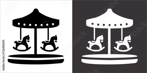  IIlustration Vector graphics of Amusement Park icon
