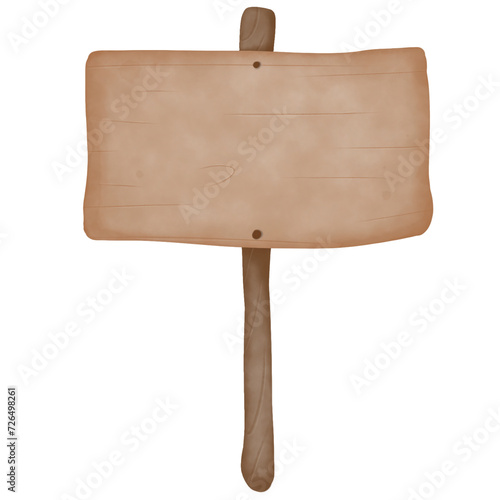 Jungle wooden signboards