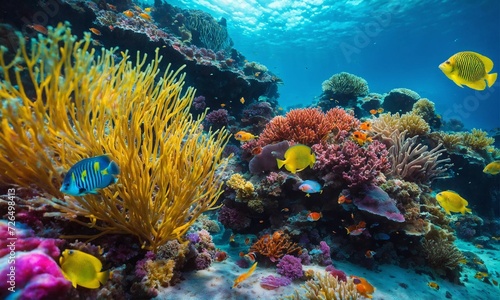 Ocean coral reef underwater. Sea world under water © Dompet Masa Depan