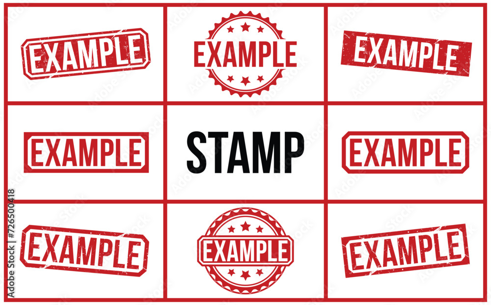 Example stamp red rubber stamp on white background. Example stamp sign. Example stamp. Example stamp red rubber stamp on white background. Example stamp sign. Example stamp.