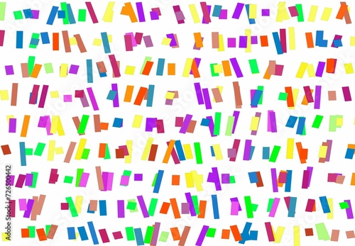 set of colorful strips