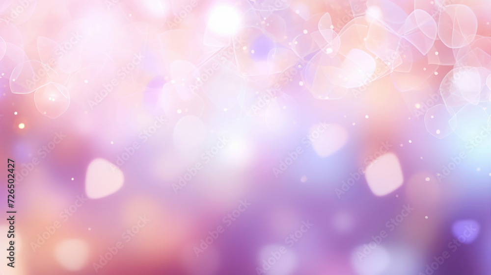 Beautiful blurred background with bokeh effect.