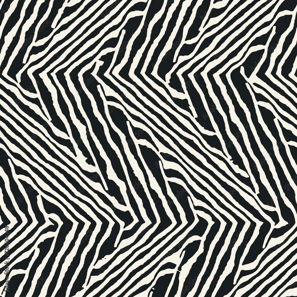 Modern Twisted Zebra Grid Pattern Modern Twisted Zebra Grid Pattern