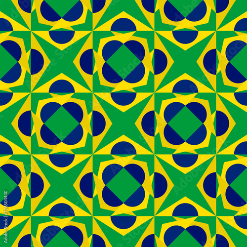 brazil pattern. geometric background. vector illustration