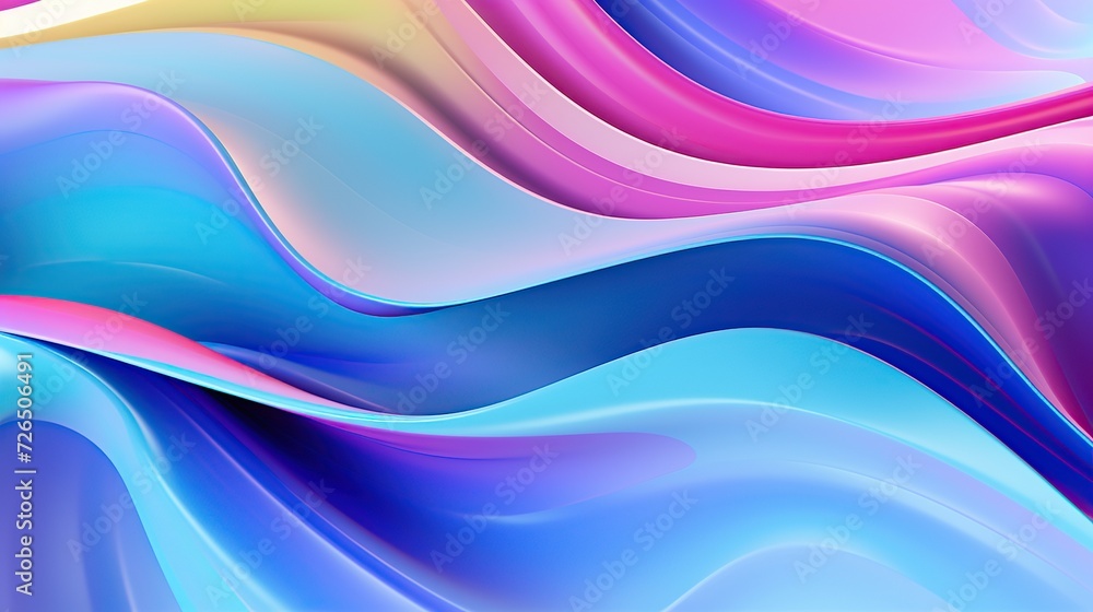 Naklejka premium Trendy wave liquid style .Trendy Wave Gradient , create soft lines creative swoosh style. wavy pattern wallpaper.abstract design, dynamic background,