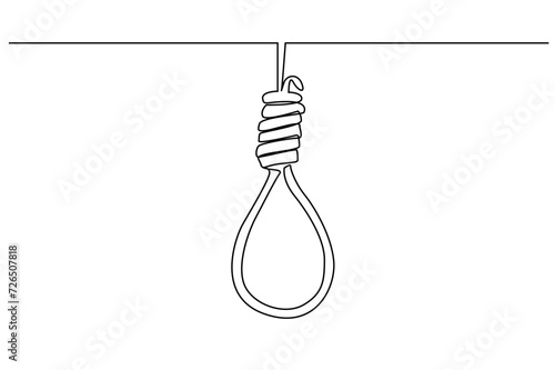 rope object nobody one line art design vector