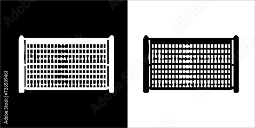 Illustration vector graphics of tennis icon